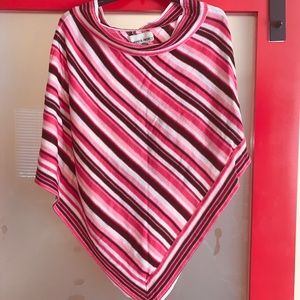 Striped Pink Poncho
